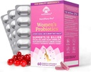 Nutricelebrity NutriFlora-Pro Probiotici per le donne - Supporto Vaginale, Salute urinaria, Supporto sistema immunitario Digestivo System, Supplemento pillole di mirtillo, 10 miliardi CFU 6 Strains (30 caps) - 2 Pack