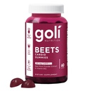 Goli Nutritional Supplement, Beets Cardio Gummy - 60 Count - 100mg CoQ10 & Beet Root Extract - Gluten-Free, Vegan, Non-OGM e Gelatin-Free.
