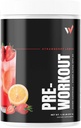 Migliore polvere di allenamento pre: Miscela energizzante con l'anina, Beta-Alanine, Betaine Anhydrous, Alpha GPC & B-Vitamins - Zucchero-Free per gli uomini e le donne - aroma di limone di fragola