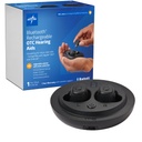 Apparecchi acustici ricaricabili OTC Bluetooth, in-The-Ear, 4 impostazioni ambientali, resistente all'acqua, volume regolabile, perdita dell'udito da lieve a moderata, riduzione del rumore, apparecchi acustici per auricolare