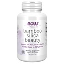 NOW Foods Solutions, Bamboo Silica Beauty, Supporto per Capelli, Pelle e Unghie, Standardizzato al 70% Silica, 90 capsule di Veg