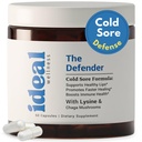 L-Lysine Trattamento di Sore Freddo Per Le Labbra Con Supporto Immune - L Lysine 1000mg Capsule, Chaga, Bee Propolis, Vitamina C, Zinco & Licorice Estratto di Radice - Non OGM, Vegetariano, 60 Capsule per Uomini e Donne