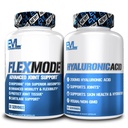 Integratore di supporto congiunto avanzato Bundle - Stack di supporto congiunto completo con acido ialuronico e FlexMode con vitamine comuni Glucosamine Chondroitin MSM e BioPerine per assorbimento potenziato