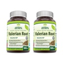Herbal Secrets Valerian Root 500 Mg Supplemento | Capsule vegetali | Non OGM | Gluten-Free | Made in USA (2 Pack, 120 Count)