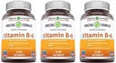 Stupefacente formula vitamina B6 Pyridoxine 25mg 250 compresse supplemento | Non OGM | Gluten Free | Made in USA (3 Pack)