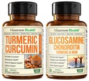 Curcumina erboristica con estratto di pepe nero e Glucosamina Condroitin MSM Joint Support Supplement