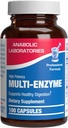 Multi enzimi digestivi con Ox Bile Supplement - Supplemento di digestione di resistenza clinica con enzimi pancreatici Pancreatici per Carb & Fat Digestive Support & Stomach Discomfort ridotto