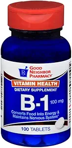 Buon vicinato Farmacia Vitamina B-1 100mg compresse, 100 conte