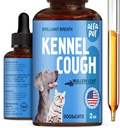 Liquido di trattamento della tosse del cane • Tosse del Kennel per cani e gatti • per respirare durante tutto il ciclo di vita • Radice di Marshmallow + Foglia di Mullein nella composizione • Supplemento naturale per tutte le razze • 2 Oz