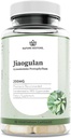 Integratore di Estratto di Jiaogulan, Il nostro Pentaphyllum Gynostemma è standardizzato a 98 Gypenosides Percentuali, Attivatore naturale AMPK, Non OGM, Gluten Free, 90 capsule Gynostemma, Vegan