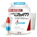 JYM Supplement Science Iso JYM Bombsicle, 90 Calorie, 100% Whey Protein Isolate, Zero Fat, Zero Sugars, Mixes Clear, for Women & Men, 20 Servings