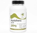 Acido pantotenico 250 mg ~ 200 capsule - No Additivi ~ Integratori di natura
