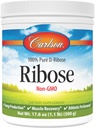 Carlson - Ribose, 100% Pure D-Ribose, Non OGM, Produzione Energetica, Recupero Muscolare & Performance Atletica, 17.6 oz (500 g)