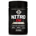PMD Sports Nitro cm - Ossido nitrico con Agmatine Pre Supplemento allenamento - Crescita muscolare Pre allenamento con L Arginina - Miglioramento della resistenza per l'esercizio Hardcore, formazione e bodybuilding - 90 capsule