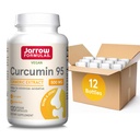 Jarrow Formulas Curcumin 95 500 mg,Turmeric Curcumin Extract for Antioxidant Support, Bone e Joint Support Integratore alimentare, 120 capsule vegetali, fino a 120 Serve, Confezione da 12