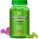 Gummie di cardo di latte, pancia di pulizia del fegato, integratori di disintossicazione del fegato organico per gli uomini e le donne - 60 Gummies (60 conteggio (pacchetto di 1))