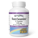Fattori naturali Suntheanine L-teanina 100 mg - Integratore di salute per Outlook calmo - Integratore di L-teanina Supporta sonno rilassante & Aids Contro sonnolenza - 60 compresse masticabili (30 porzioni)