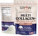Collage Multi Collagen Polvere di collagene per le donne w/Tipes I, II, III, V & X - Keto Friendly, Peptidi di collagene idrolizzati Miscela di polvere w/Biotin & Vitamina C, 41 Serve