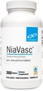 XYMOGEN NiaVasc Niacin 500mg - Niacin Sostenuta-Release per un Effetto di Flushing Minore - Supporta la manutenzione dei lipidi sanguigni sani (360 compresse di rilascio di tempo)