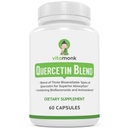 VitaMonk Quercetin Complex - 3 forme bioattive di Quercetin - Isoquercetin, Quercetin Dihydrate e Quercetin Phytosome - per l'assorbimento superiore - Capsule Quercetin 500mg - Quercetin con Bromelain