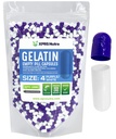 XPRS Nutra Size 4 Capsule Vuoti - 100 Contare Piccole Capsule Gelatina Vuote - Pillole Riempimento Capsule fai-da-te - Fillable Pure Bovine Pill Gel Caps per Do-It-Yourself Supplements (Purple/White)