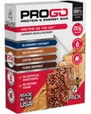 ProGo Protein Bars, Basso Zucchero, Spuntini ad alta proteina (fino a 21g) - 95% Isolato puro per la crescita e il recupero del muscolo più veloce, Calorie basse, burro di arachidi e miele crudo (4-Paese, pacchetto di avviamento)
