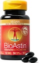 Nutrex Hawaii Vegan BioAstin Hawaiian Astaxanthin - 12mg, 50 Softgels - Farm-Direct Premium Antiossidante Supplemento per Supporto Occhio, Pelle, Joint & Immune System Health - Vegan, Non-OGM & Gluten-Free