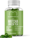 Matcha Green Tea Extract Gummy Vitamin con Estratto di tè verde di Sweetheart Beauty. Matcha Energy Gummies. Detosse del tè verde e pulire. Vegan Friendly, senza glutine e non OGM. 1 mese di fornitura.