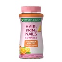 Soluzioni ottimali della natura Capelli, Pelle & Nails con Biotina e Collage, Citrus-Aromaed Gummies Vitamin Supplemento, 2500 mcg, 80 Ct, 40 Total Servings