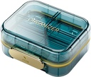 Organizzatore di viaggio di 1 pacchetto, 7 scomparti scatola di pillole, Daily Portable Pill Case per tenere vitamine, 3 pollici contenitore di pillole per l'organizzatore di medicina di borsa tasca
