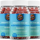 NYUM NutritionTM Organic KSM-66 Ashwagandha Gummies, 3-Pack, Bacche Selvatiche miste