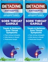 Betadine Sore Sorriso Gargle sollievo, Mint Flavor, Antisettico ad azione rapida, Povidone-Iodine 0.5%, 8 once (Pack of 2)