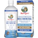 MaryRuth's Liquid Nighttime Multimineral | No Melatonin | Bedtime Routine | Magnesium Citrate | Calcium | Zinc | Vitamina D3| Disponibile in 4 Flavor - Vegan | Sugar Free | Gluten Free | 15.22 Oz