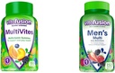 Vitafusion MultiVites Gummy Multivitaminici per adulti con 12 vitamine e minerali & Adulti Gummy Vitamine per gli uomini, Multivitaminici giornalieri aromatizzati alle bacche per gli uomini con vitamine A