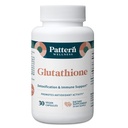 Pattern Wellness Glutathione Supplemento - Formula Glutathione Ridotto Attivo con Vitamina C Aggiunta - Cellula, Antiossidante, + Assistenza Sanitaria Immune - 30 Capsule Vegan
