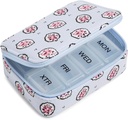 Vera Bradley Donna Segnatura cotone Travel Pill Organizer