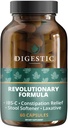 Digestico - Lassativo per il sollievo dalla costipazione, Ammortizzatore per IBS Severe e forte costipazione 100% naturale - 60 capsule - Pulizie del colon, Detox Cleanse, Gas e Bloating Stomach Relief per gli adulti