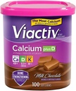 Viactiv Max Formula Calcium +Vitamin D3 Supplemento per Bone Health Milk Chocolate, 100 Soft Chews - 6 Pack