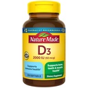Vitamina D3 2000 IU (50 mcg), Integratore alimentare per Bone, Denti, Supporto per la salute muscolare e immunitario, 250 Softgels, alimentazione di 250 giorni