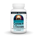 Fonte Naturals Caffeina + L-teanina, Energy and Focus Support from Green Tea* - 120 compresse