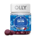 Gomma OLLY Glowing Skin, Hydrated & Youthful Skin, * Acido ialuronico, Peptidi di collagene, Fibbia di mare, Sapore di bacca di Plump, 25 giorni di alimentazione - 50 conte