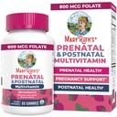 MaryRuth Organics Vitamine prenatali per le donne | USDA Organic Prenatal Gummies | Vitamine postnatali per le donne allattamento | Methylfolate 800 mcg DFE | Iodine | Vegan | Non OGM | 30 Serve