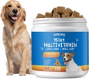 15-in-1 Cane Multivitamina Integratori - Cane Multivitamina Masticabile - Immunità, Digestione, Joint e Heart Health Support for Skin, Coat Heart, Immune System - per tutte le età Tutte le razze (120 conti)