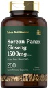 Tahoe Nutritionals Korean Panax Ginseng Extract 1500 mg | 200 capsule | Supplemento per gli uomini e le donne | Non-GMO e Gluten Free