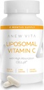 Integratore di vitamina C Liposomico - Supporto per l'immunità potenziato, Ricco antiossidante, Assorbimento ottimale e biodisponibilità, Potere di acido ascorbico, Non OGM, Senza glutine, Basato vegetale - 120 Caps di verdure