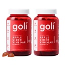 Goli Nutritional Supplement, Aceto di Sidro di Mela Vitamine Nutrizione, 2 Confezione da 60 Conte
