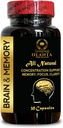 Supporto della memoria del cervello - Focus mentale, Integratori di miglioramento della memoria, Supporta la salute del cervello, migliora le prestazioni mentali & promuove la salute del cervello a lungo termine - 1 bottiglia 30 capsule.