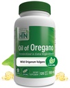 Olio di origano 120 Mini-Softgels | Wild Harvested | Europeo 40:1 Origanum Vulgare Equivalente a 600mg Oregano in Olio Extra Vergine di Oliva | Non-GMO Gluten Free | by Health Thru Nutrition (Pacchetto di 120)