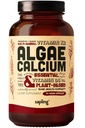 Supplemento al calcio - Cibo intero con vitamina K2 & D3, Magnesio, Zinco, Borone, Complesso minerale. Sorgente Sostenibilmente da Alghe rosse. per Bone Forza e supporto. Non-GMO & Vegan 90 capsule.