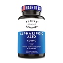Thomas' All-natural Remedies Alpha Lipoic Acid 600mg, 120 capsule con B-Vitamins, Vegan, Nessun filler